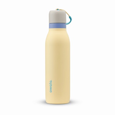 Owala 18oz FreeSip® Twist Water Bottles Yellow | 9702-LQPTB